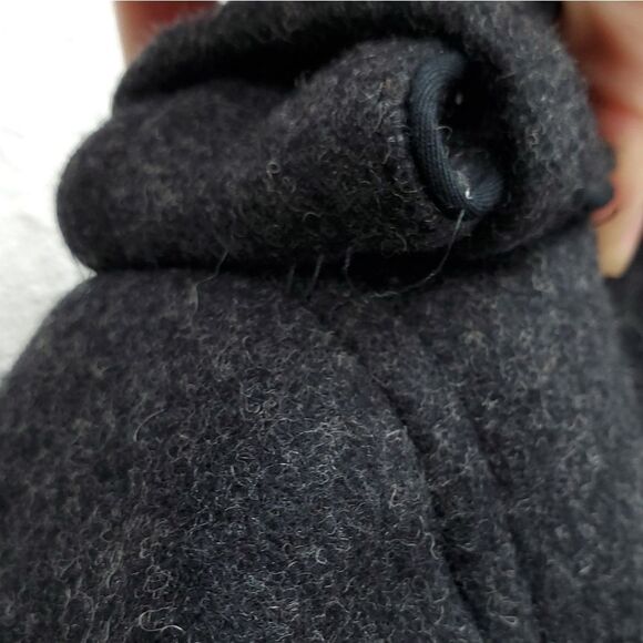 NWOT Isabel Marant Wool Blend Charcoal Short 4 pocket Double Breasted PeaCoat - Picture 10 of 16